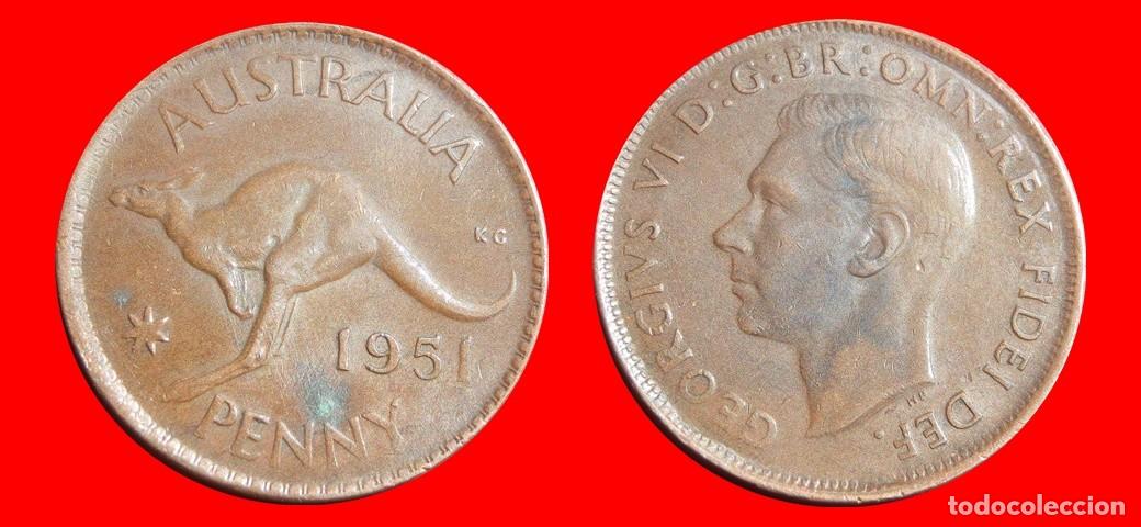 Monnaies anciennes d'Oc&eacute;anie: 1 PENIQUE PENNY 1951 AUSTRALIA-150298