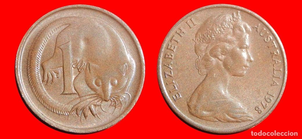 Moedas antigas da Oce&acirc;nia: 1 CENTAVO 1978 AUSTRALIA-150299