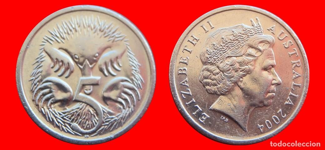 Monedas antiguas de Ocean&iacute;a: 5 CENTAVOS 2004 AUSTRALIA-150304