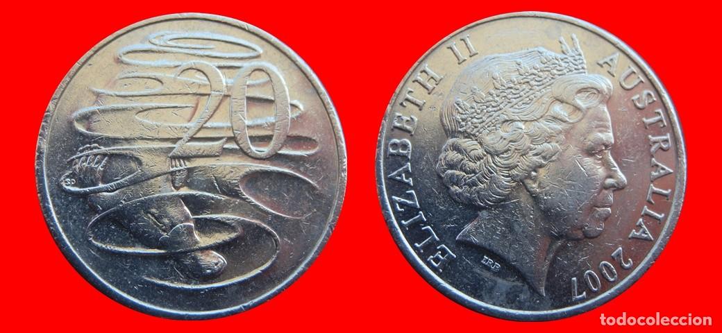 Monedas antiguas de Ocean&iacute;a: 20 CENTAVOS 2007 AUSTRALIA-150318