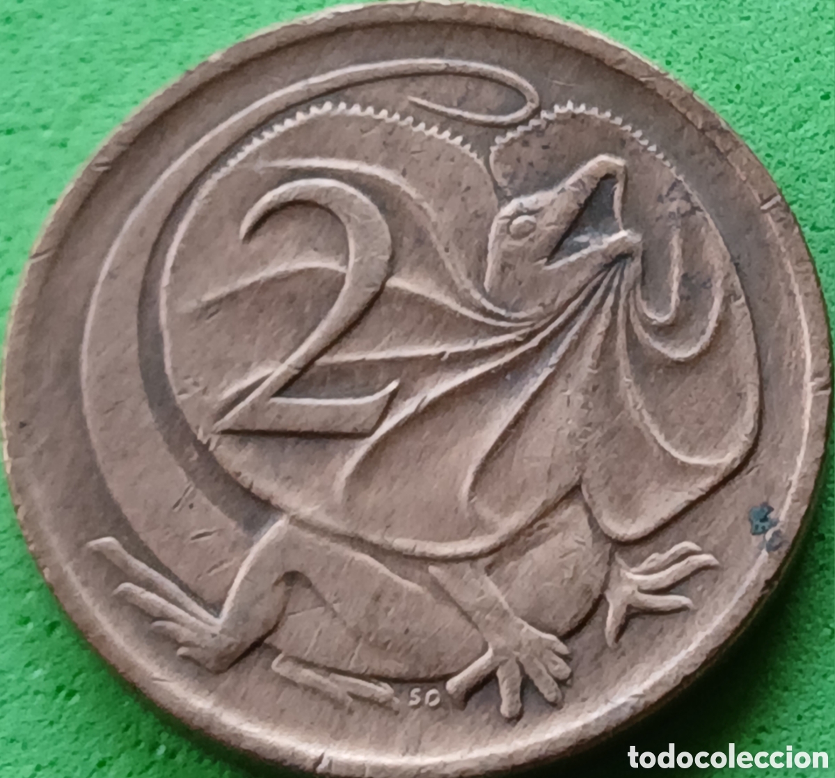 Monedas antiguas de Ocean&iacute;a: Australia 2 cents 1976 km#63