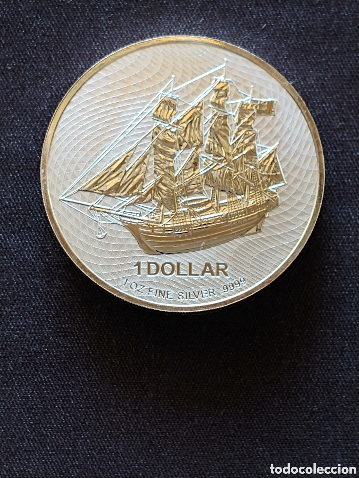 Monedas antiguas de Ocean&iacute;a: Cook Islands, &rdquo;Bounty&rdquo;, 1 Dollar 2022, 1 Oz. Ag .9999 mls., escasa