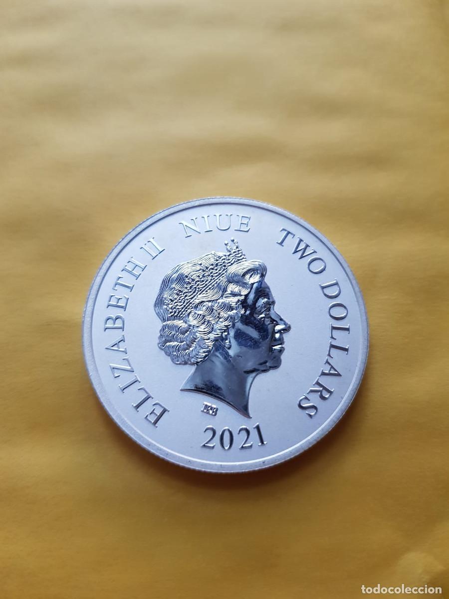 Monedas antiguas de Ocean&iacute;a: NIUE-2 DOLARES-2021-PLATA 999-1 ONZA-PROF