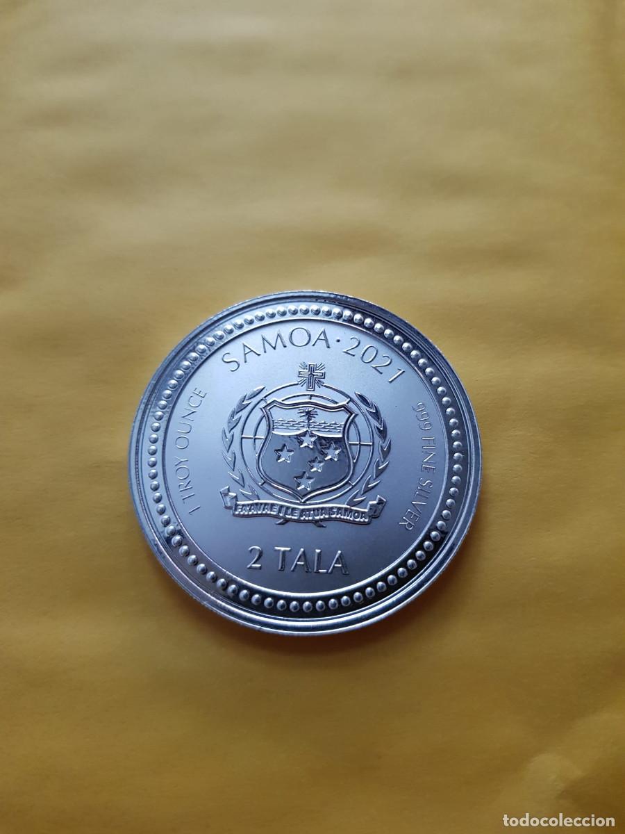 Monedas antiguas de Ocean&iacute;a: SAMOA-2 TALA-2021-PLATA-999-1 ONZA-PROF