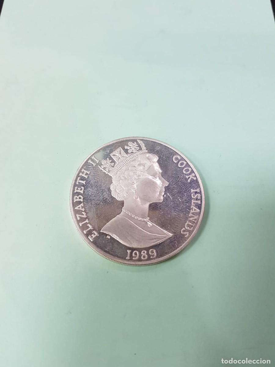 Monedas antiguas de Ocean&iacute;a: ISLAS COOK-50 DOLARES-1989-PLATA