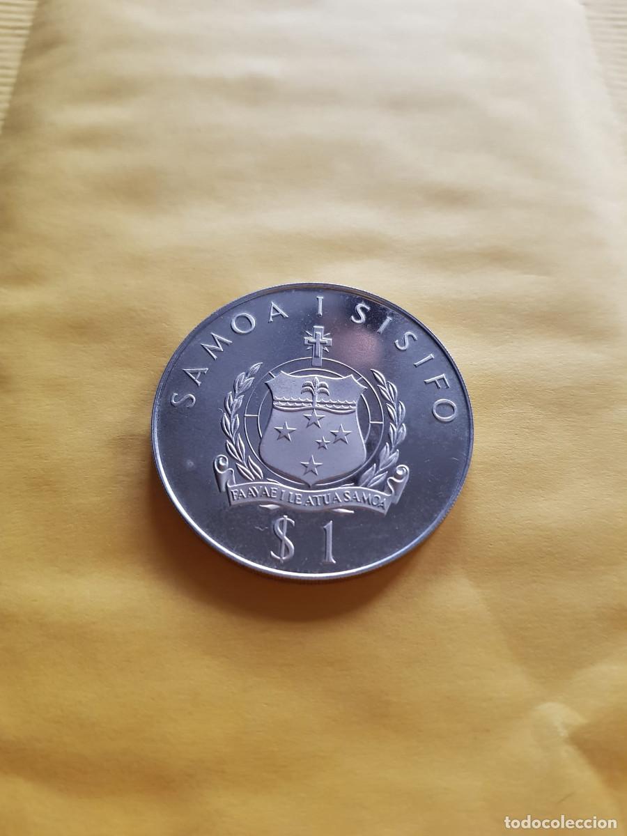 Monedas antiguas de Ocean&iacute;a: SAMOA I SISIFO-1 DOLAR-1974-PLATA