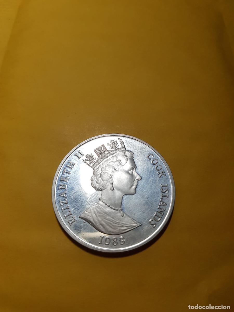Monedas antiguas de Ocean&iacute;a: ISLAS COOK-50 DOLARES-PLATA