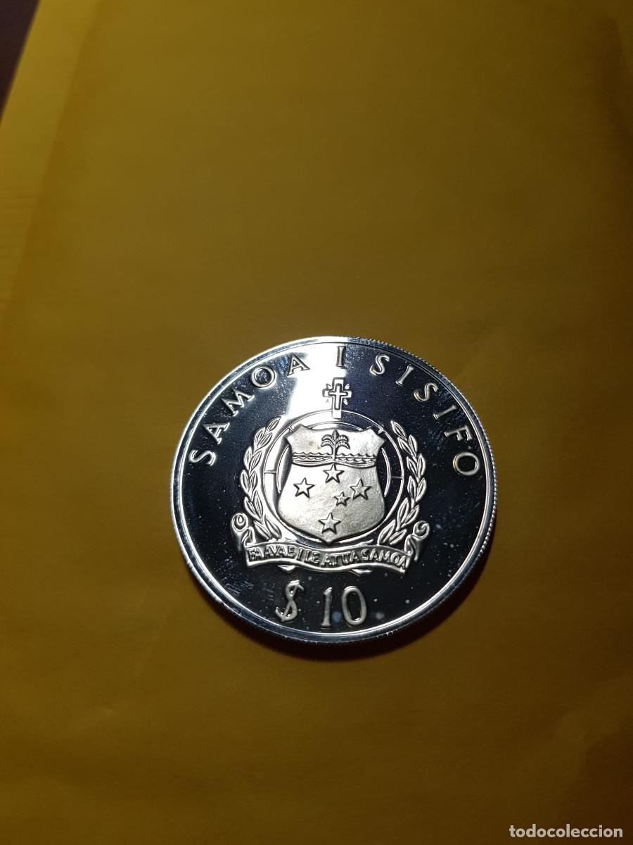 Monedas antiguas de Ocean&iacute;a: SAMOA I SISIFO- 10 DOLARES-1993-PLATA