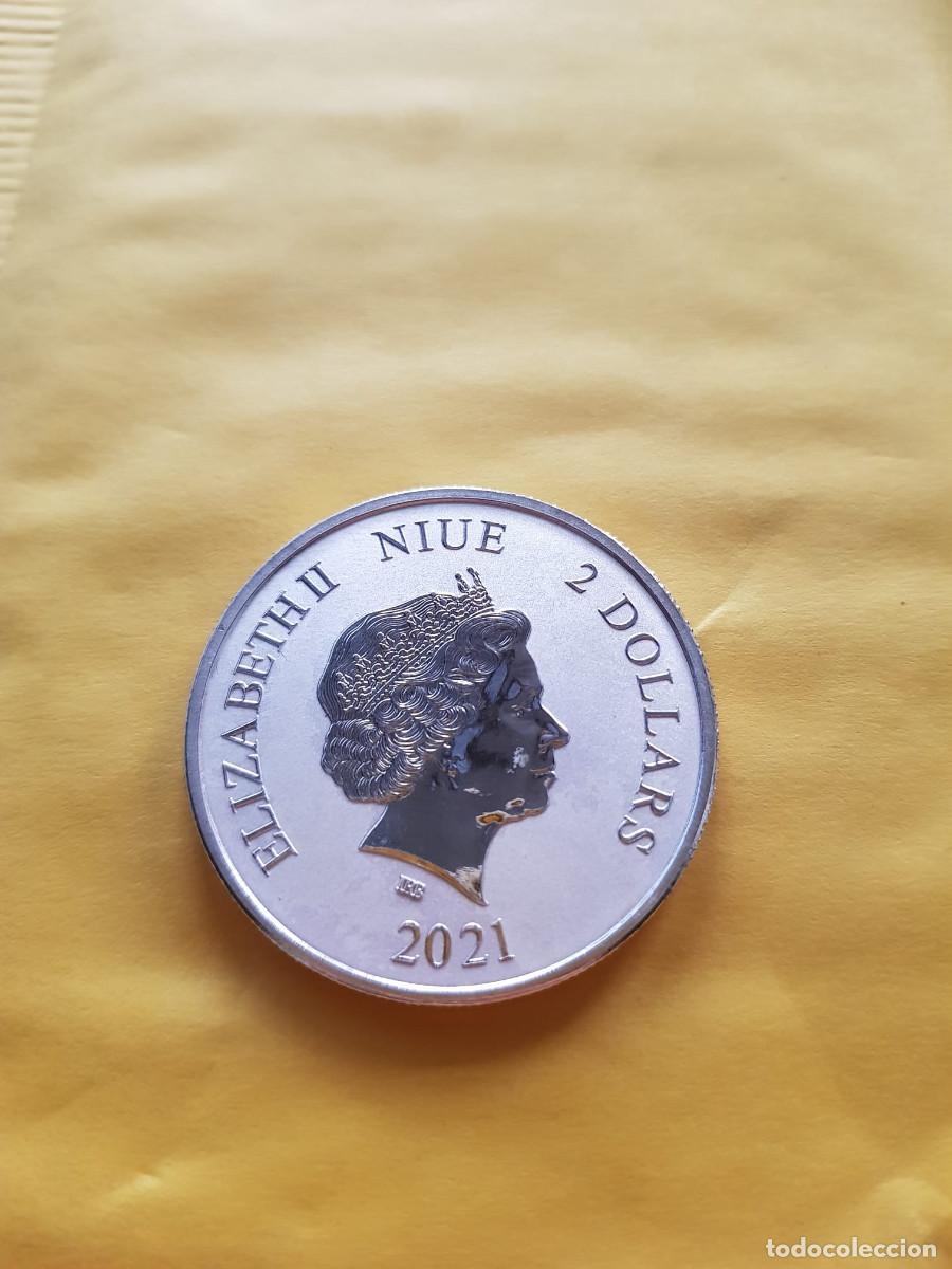 Monedas antiguas de Ocean&iacute;a: NIUE-2 DOLARES-2021-PLATA 999-1 ONZA