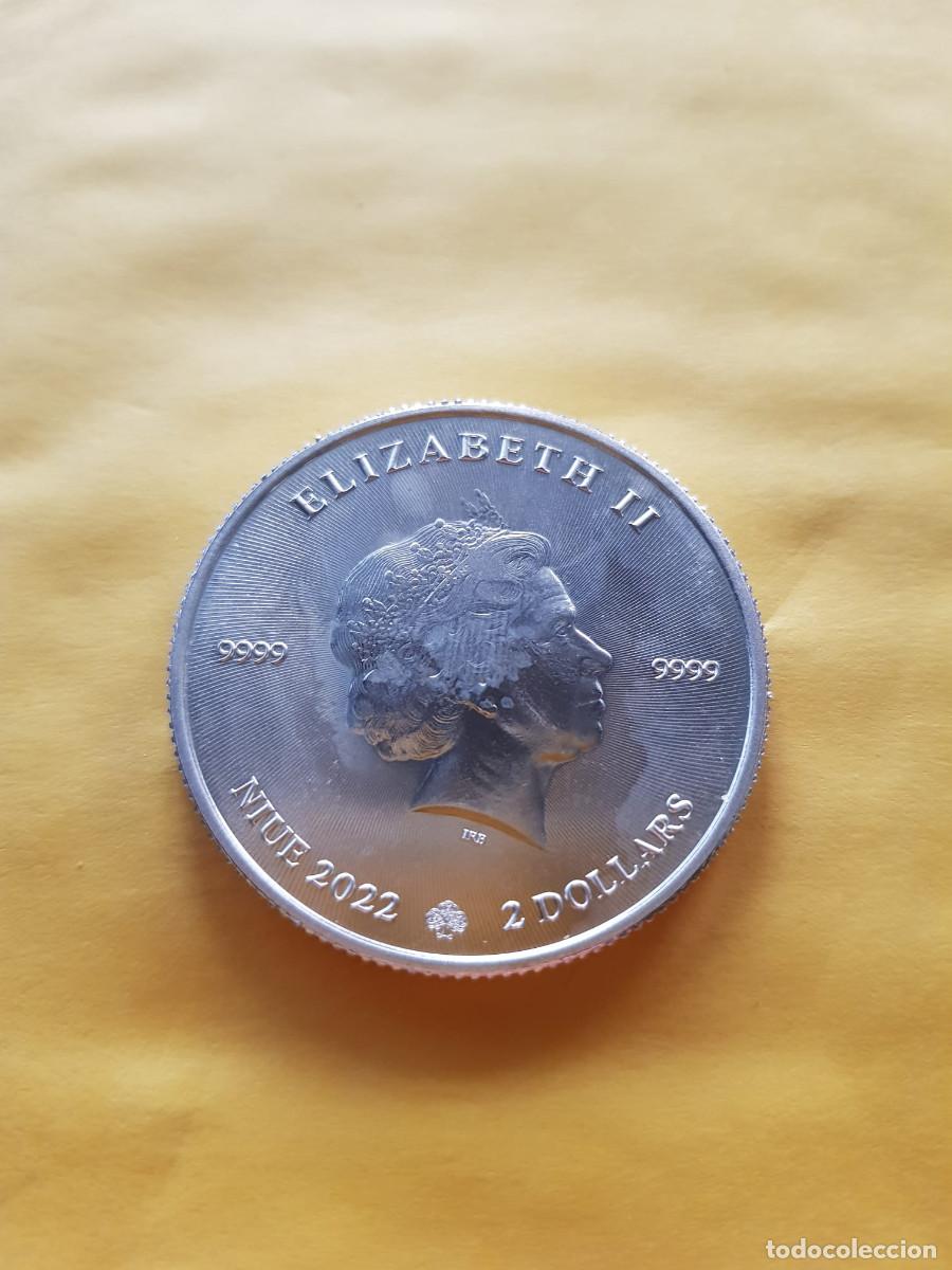 Monedas antiguas de Ocean&iacute;a: NIUE-2 DOLARES-2022-PLATA 999-1 ONZA
