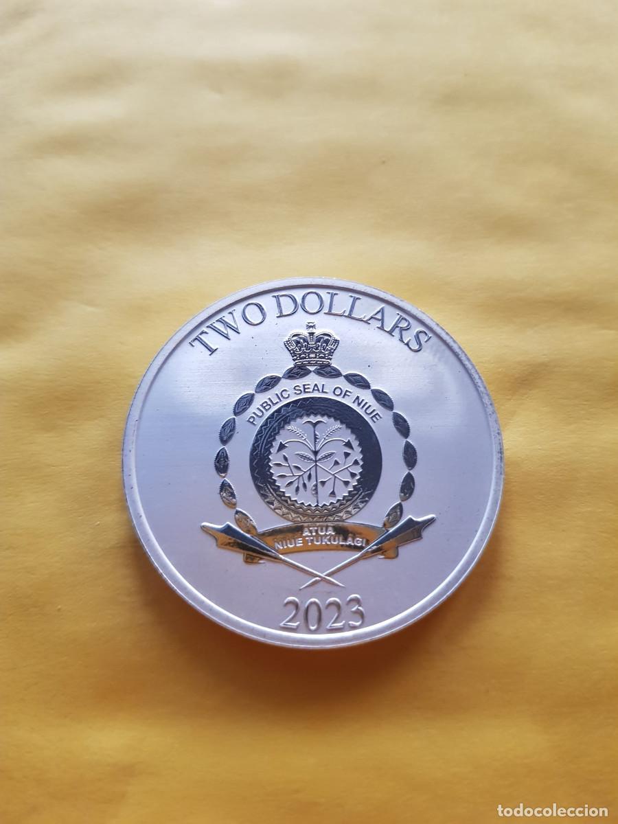 Monedas antiguas de Ocean&iacute;a: NIUE-2 DOLARES-2023-PLATA 999-1 ONZA