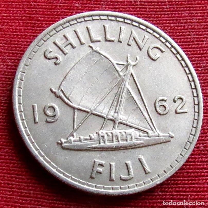 Monedas antiguas de Ocean&iacute;a: Fiji 1 shilling 1962 FIYI #2