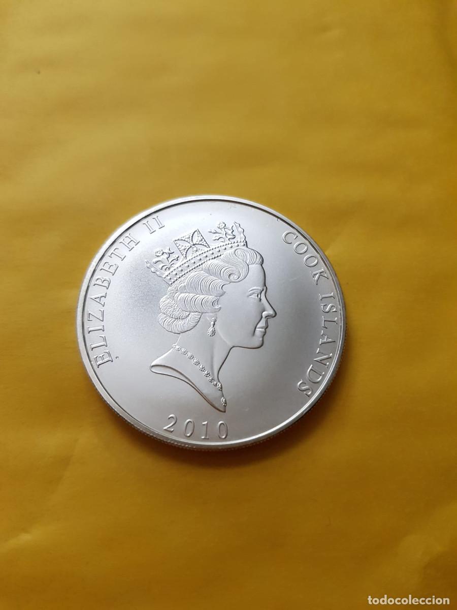 Monedas antiguas de Ocean&iacute;a: ISLAS COOK-1 DOLAR-2010-PLATA 999-1 ONZA