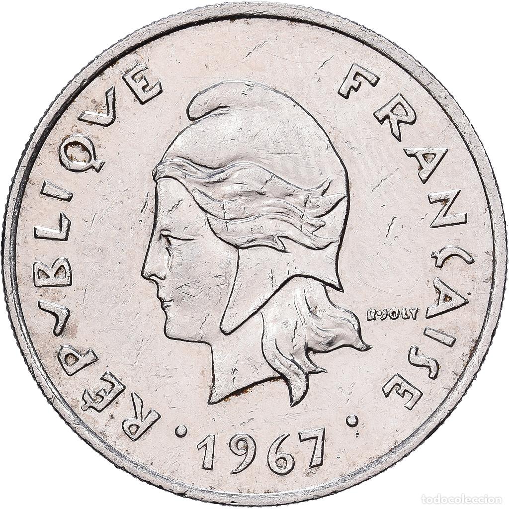 Monedas antiguas de Ocean&iacute;a: [#1513457] Vanuatu, 10 Francs, 1967, Monnaie de Paris, N&iacute;quel, MBC, KM:2.1