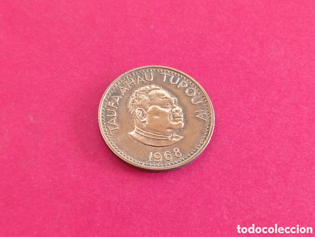 Monedas antiguas de Ocean&iacute;a: 2 seniti de Tonga 1968 - Foto 2