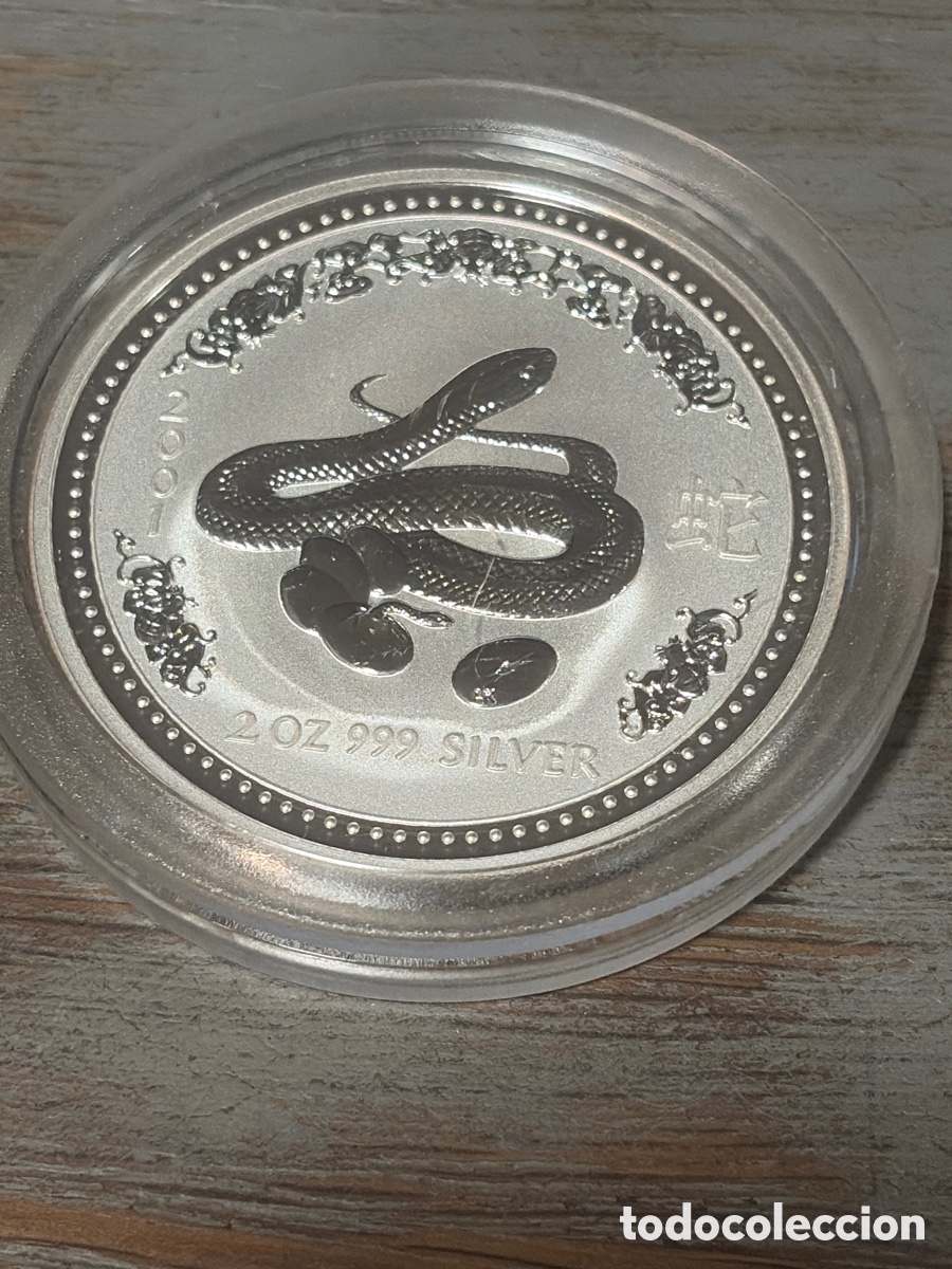 Monedas antiguas de Ocean&iacute;a: 2 DOLLARS DE AUSTRALIA ELISHABET II 2 ONZAS DE PLATA 0,999 PROOF