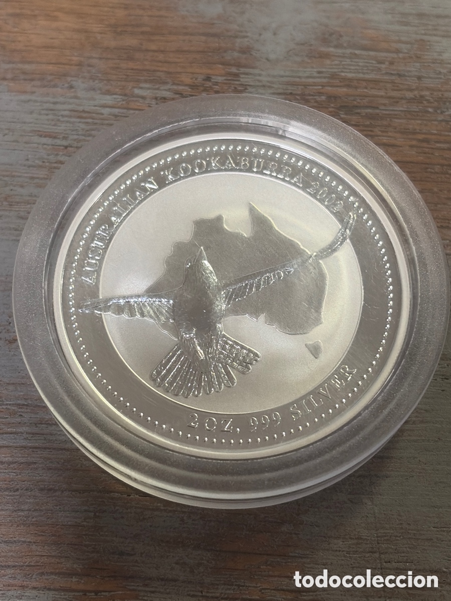 Monedas antiguas de Ocean&iacute;a: 2 DOLLARS DE AUSTRALIA ELISHABET II 2 ONZAS DE PLATA 0,999 PROOF