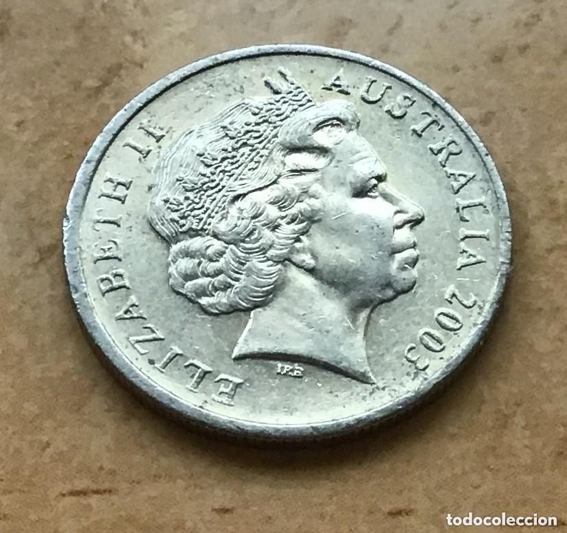 Monedas antiguas de Ocean&iacute;a: 5 centavos de Australia. A&ntilde;o 2003 - Foto 2