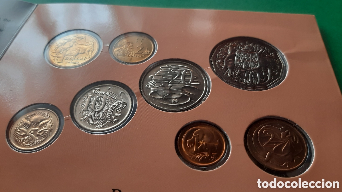 Monedas antiguas de Ocean&iacute;a: (AUSTRALIA)) SET DE MONEDAS