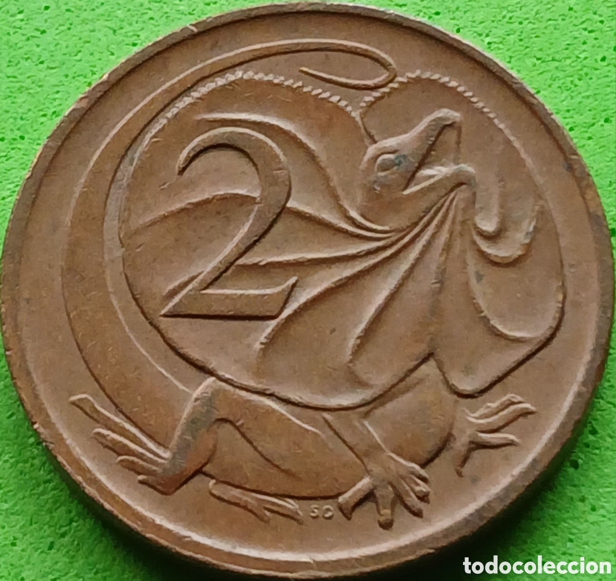 Monedas antiguas de Ocean&iacute;a: Australia 2 cents 1972 km#63