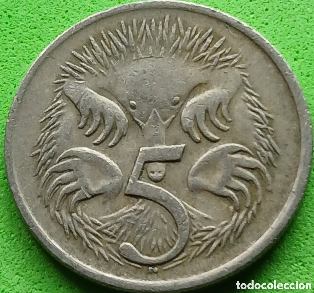 Monedas antiguas de Ocean&iacute;a: Australia 5 cents 1966 km#64