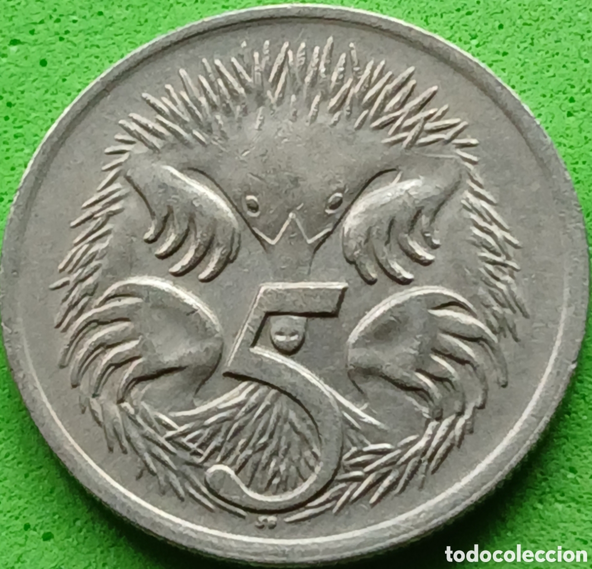 Monedas antiguas de Ocean&iacute;a: Australia 5 cents 1969 km#64