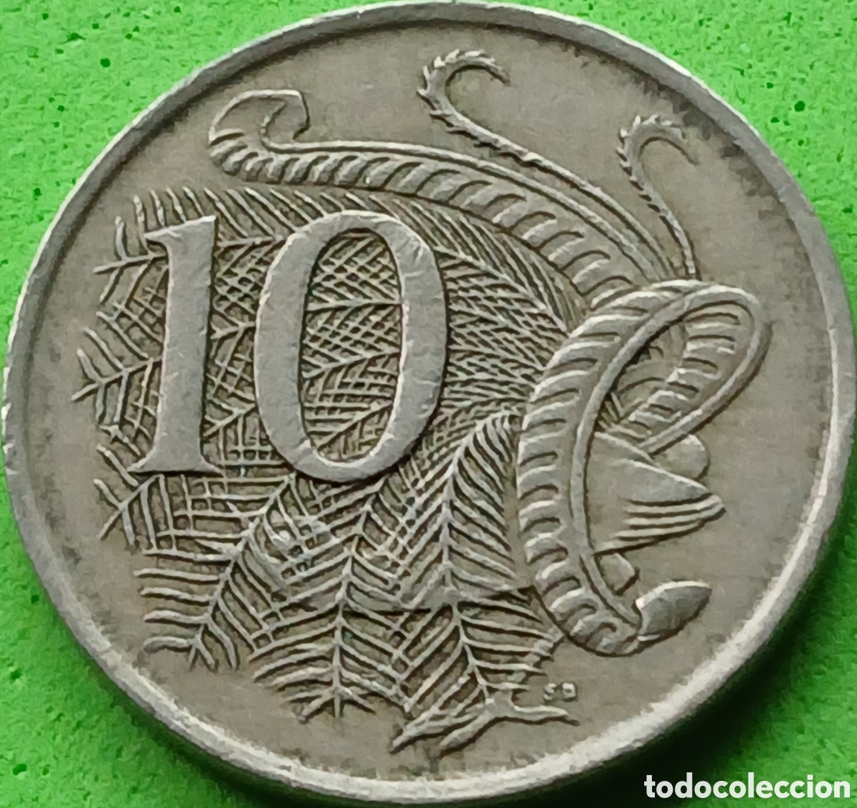 Monedas antiguas de Ocean&iacute;a: Australia 10 cents 1966 km#65