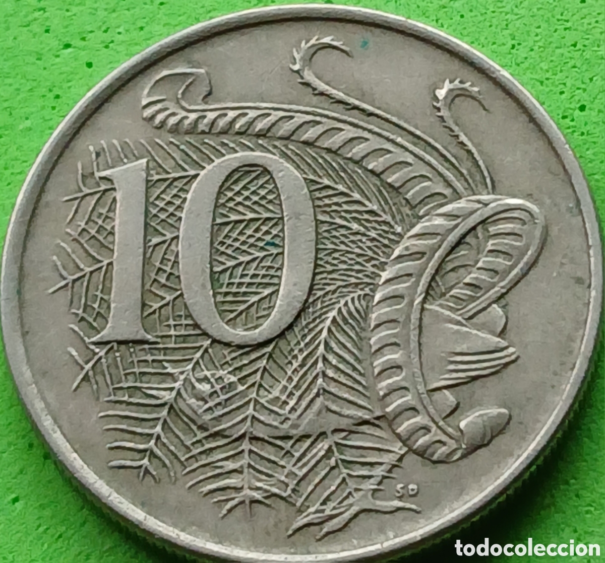 Monedas antiguas de Ocean&iacute;a: Australia 10 cents 1967 km#65