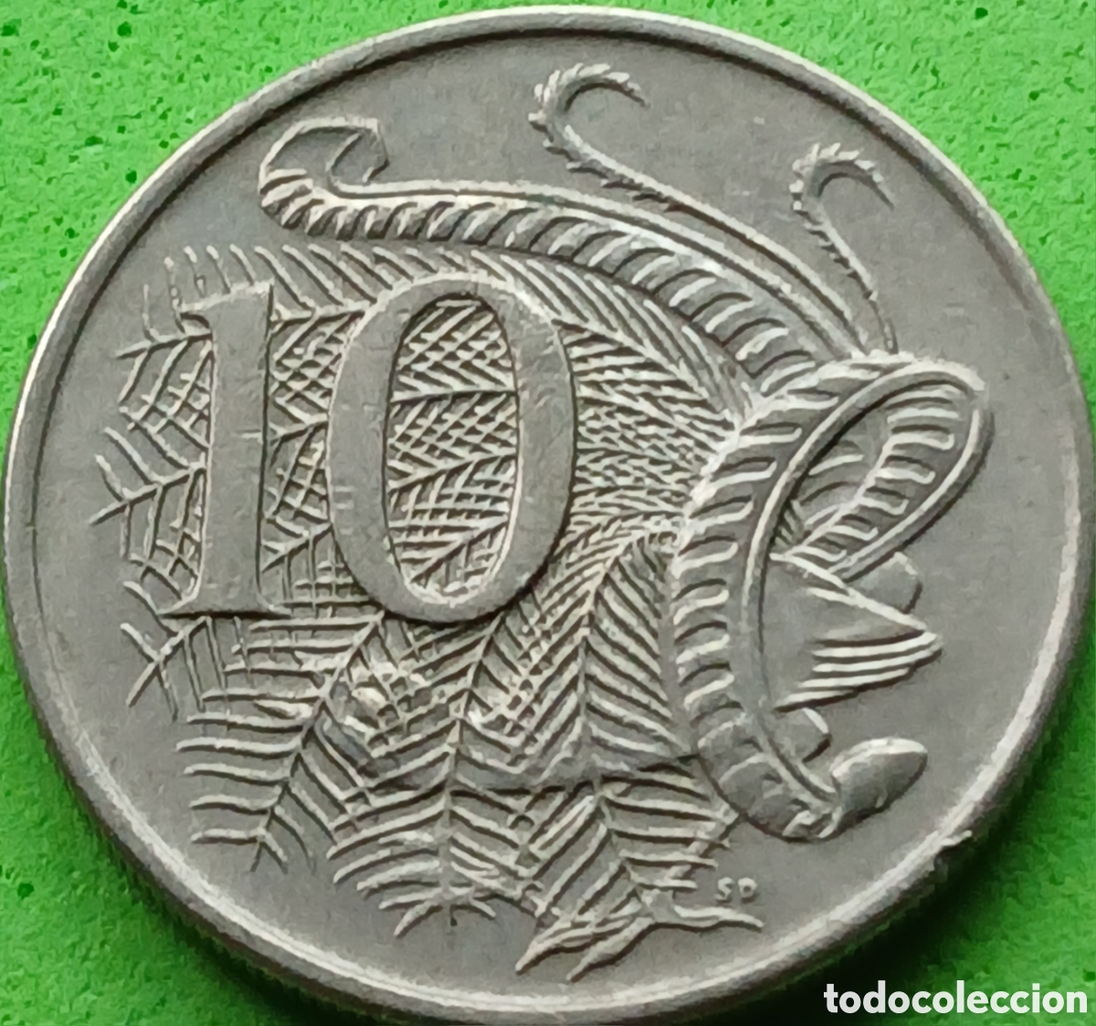 Monedas antiguas de Ocean&iacute;a: Australia 10 cents 1968 km#65