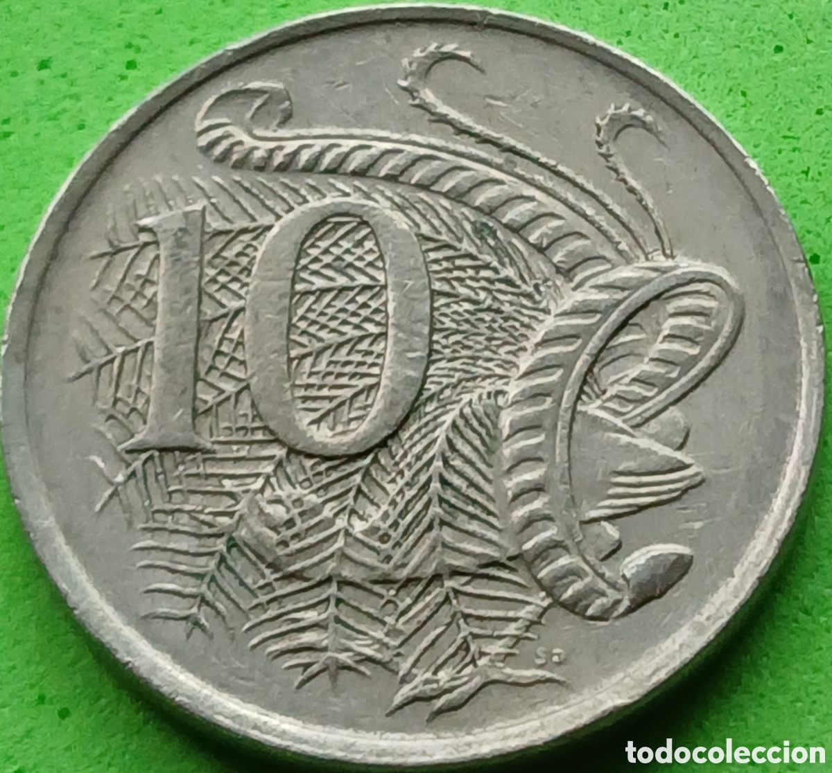 Monedas antiguas de Ocean&iacute;a: Australia 10 cents 1974 km#65