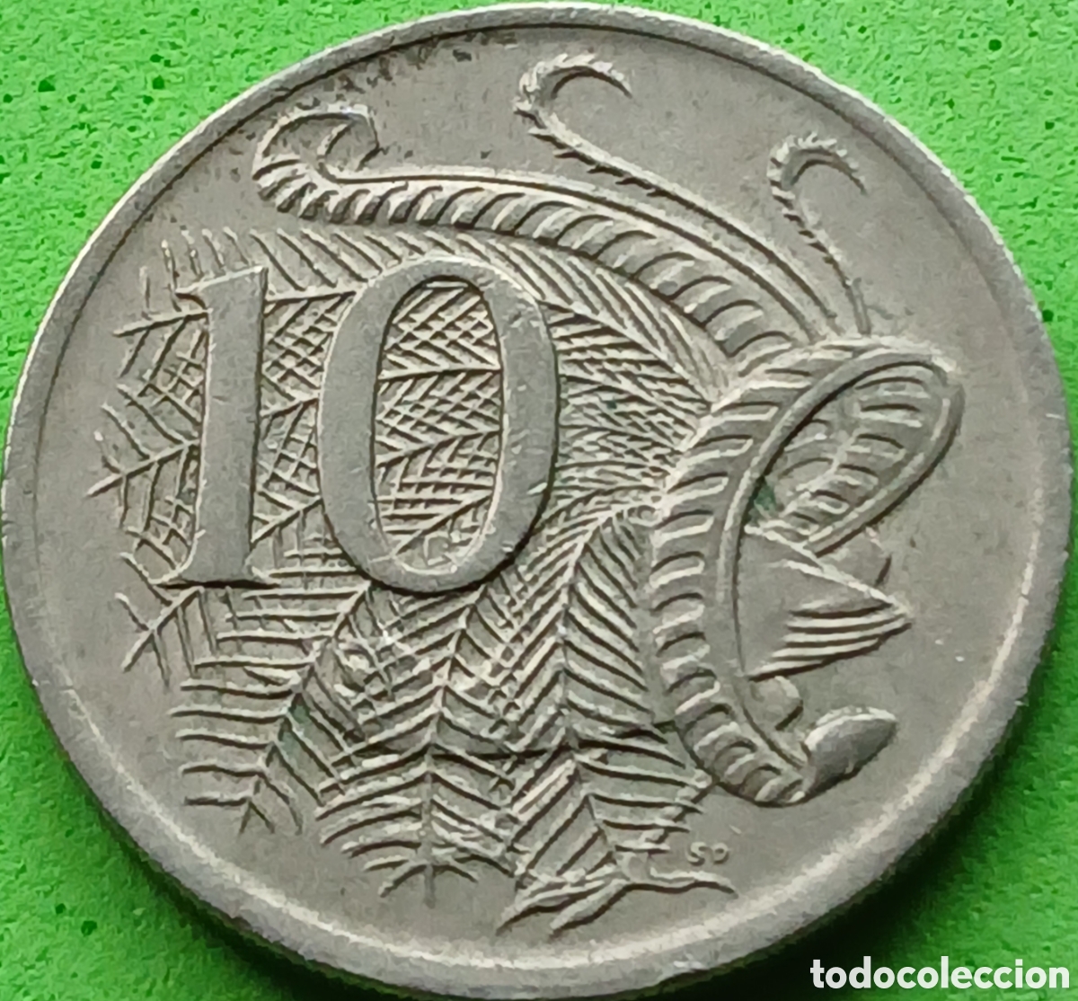 Monedas antiguas de Ocean&iacute;a: Australia 10 cents 1976 km#65