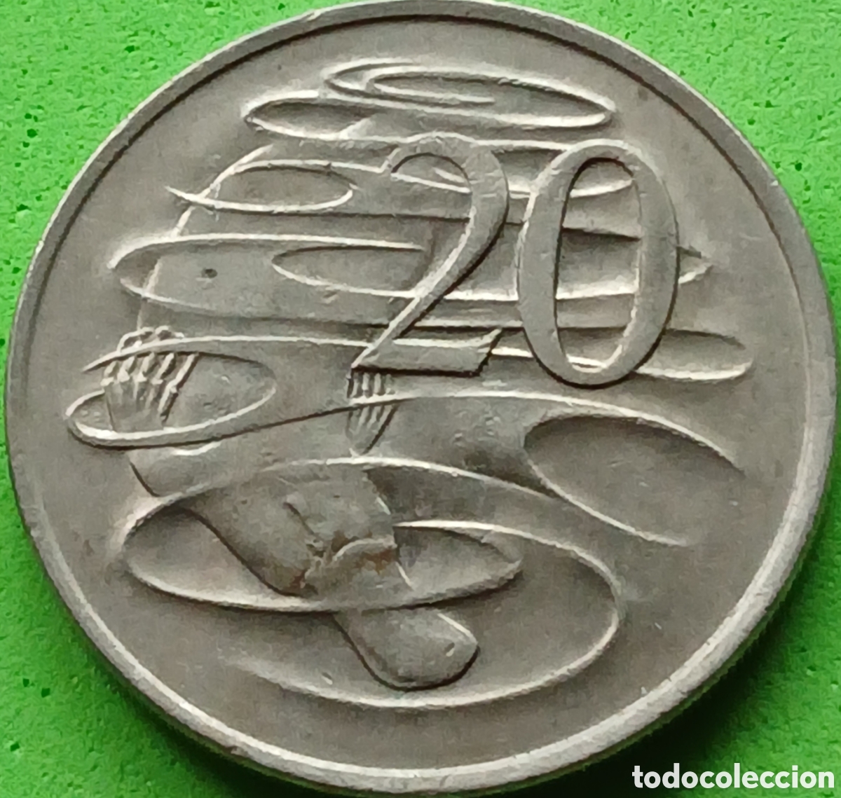 Monedas antiguas de Ocean&iacute;a: Australia 20 cents 1974 km#66