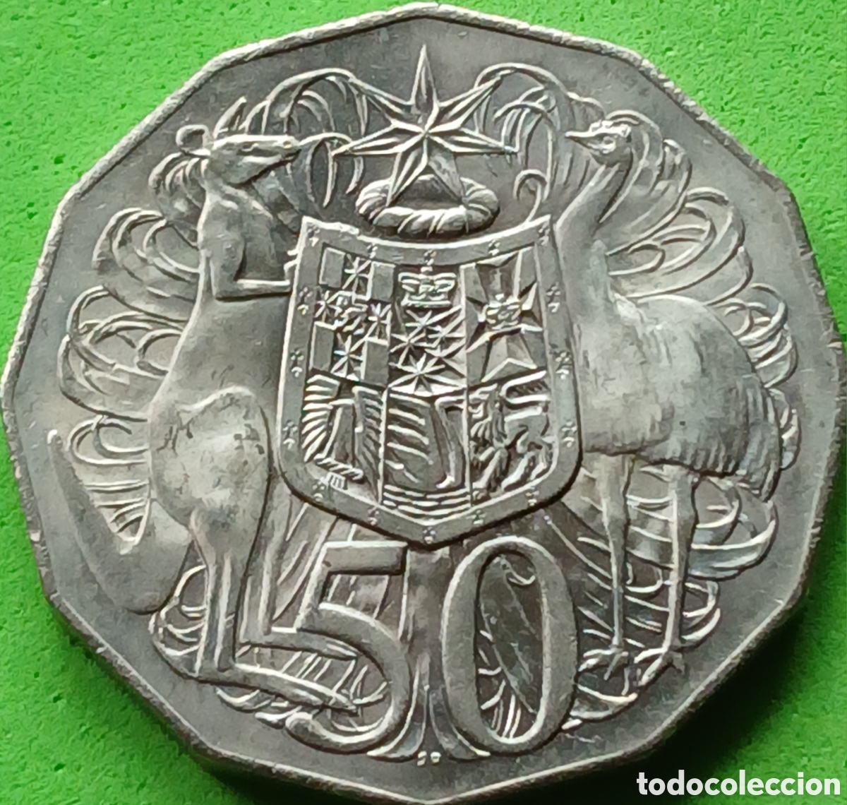 Monedas antiguas de Ocean&iacute;a: Australia 50 cents 1969 km#68