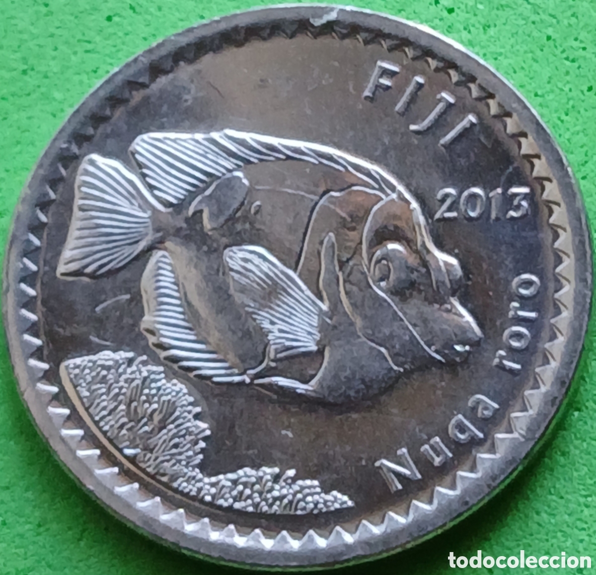 Monedas antiguas de Ocean&iacute;a: Fiji 5 cents 2013 km#332