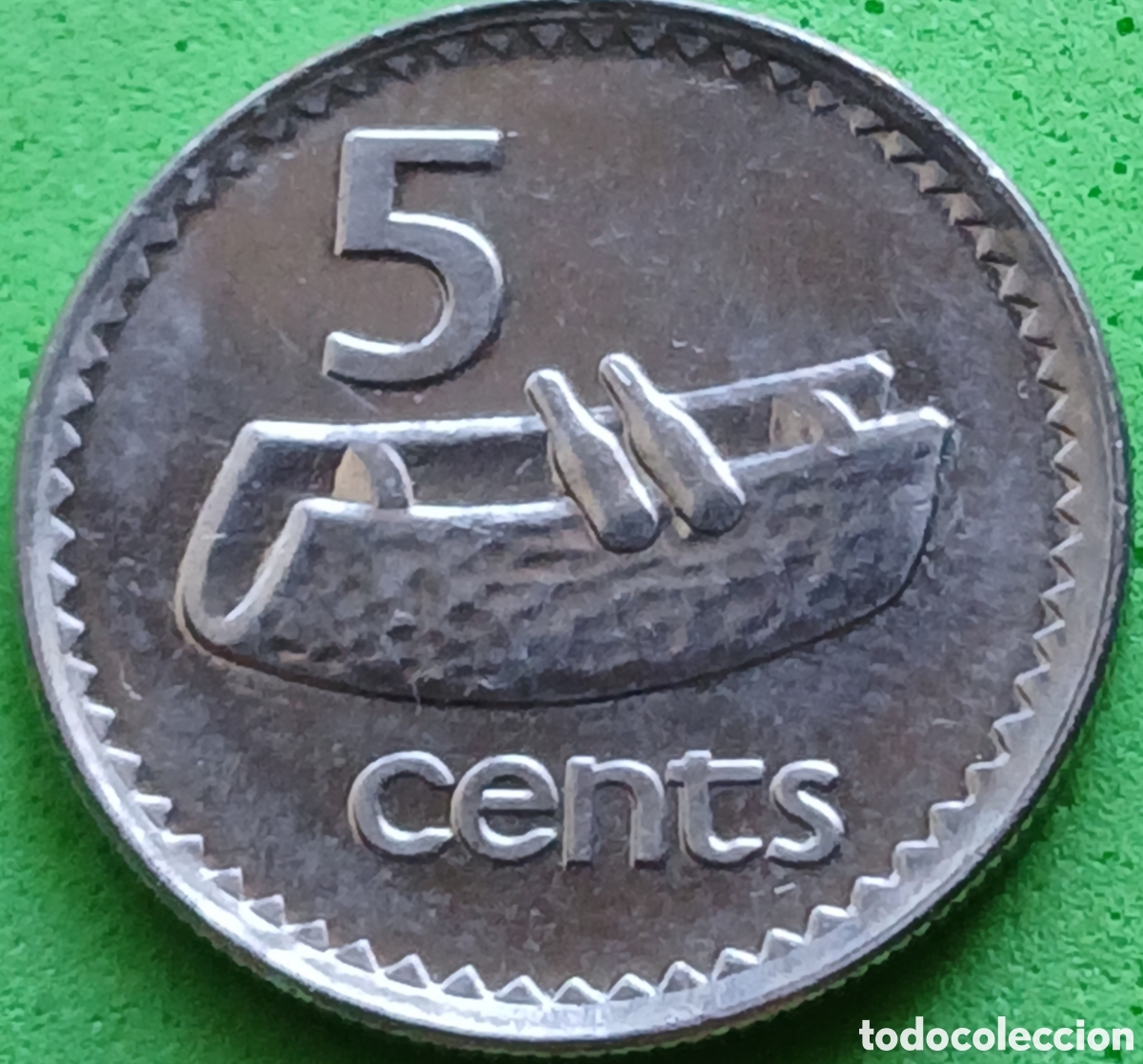 Old Coins of Oceania: Fiji 5 cents 1998 km#51a