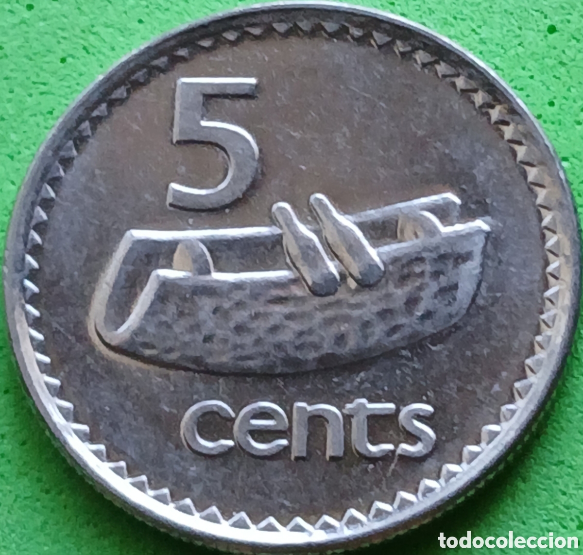 Old Coins of Oceania: Fiji 5 cents 1997 km#51a