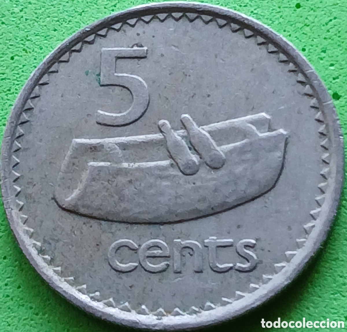 Old Coins of Oceania: Fiji 5 cents 1982 km#29