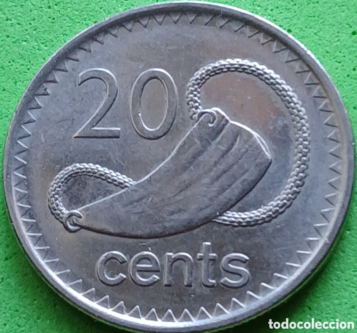 Monedas antiguas de Ocean&iacute;a: Fiji 20 cents 2009 km#121