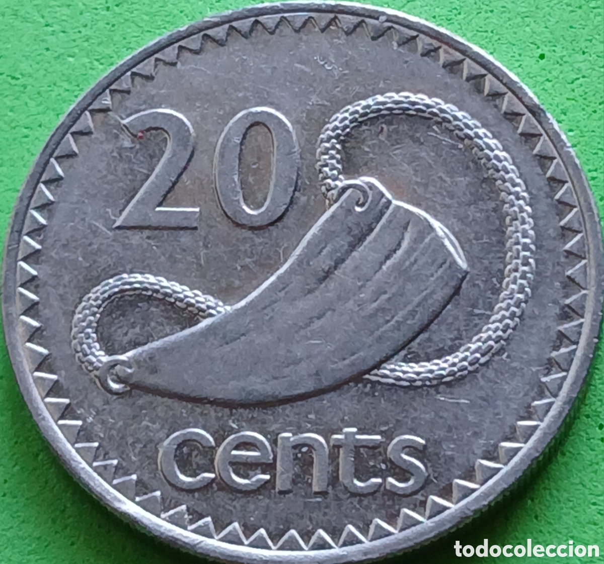 Monnaies anciennes d'Oc&eacute;anie: Fiji 20 cents 1990 km#53a