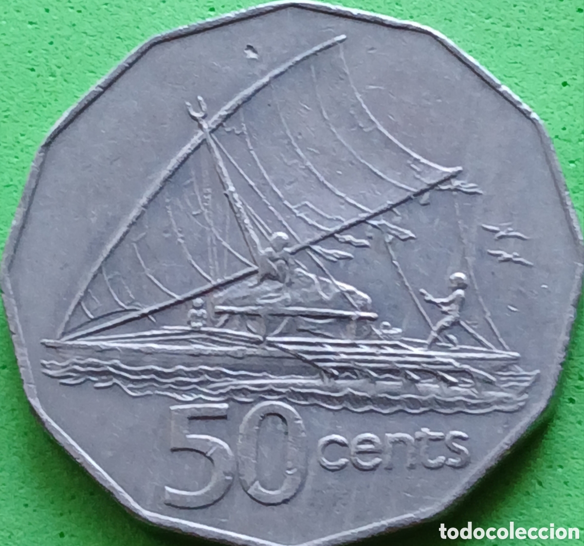 Monedas antiguas de Ocean&iacute;a: Fiji 50 cents 1982 km#36