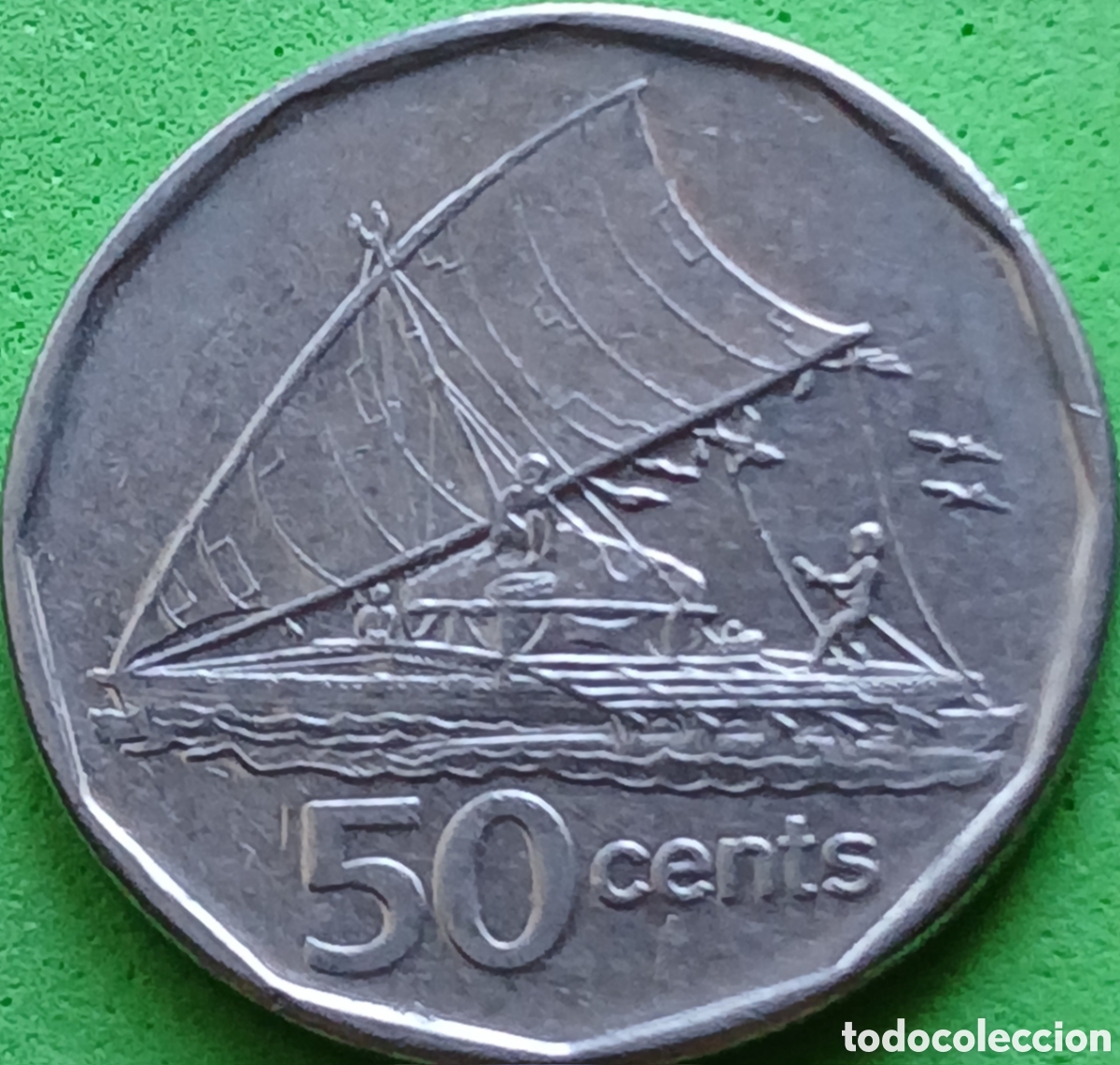 Monedas antiguas de Ocean&iacute;a: Fiji 50 cents 2009 km#122