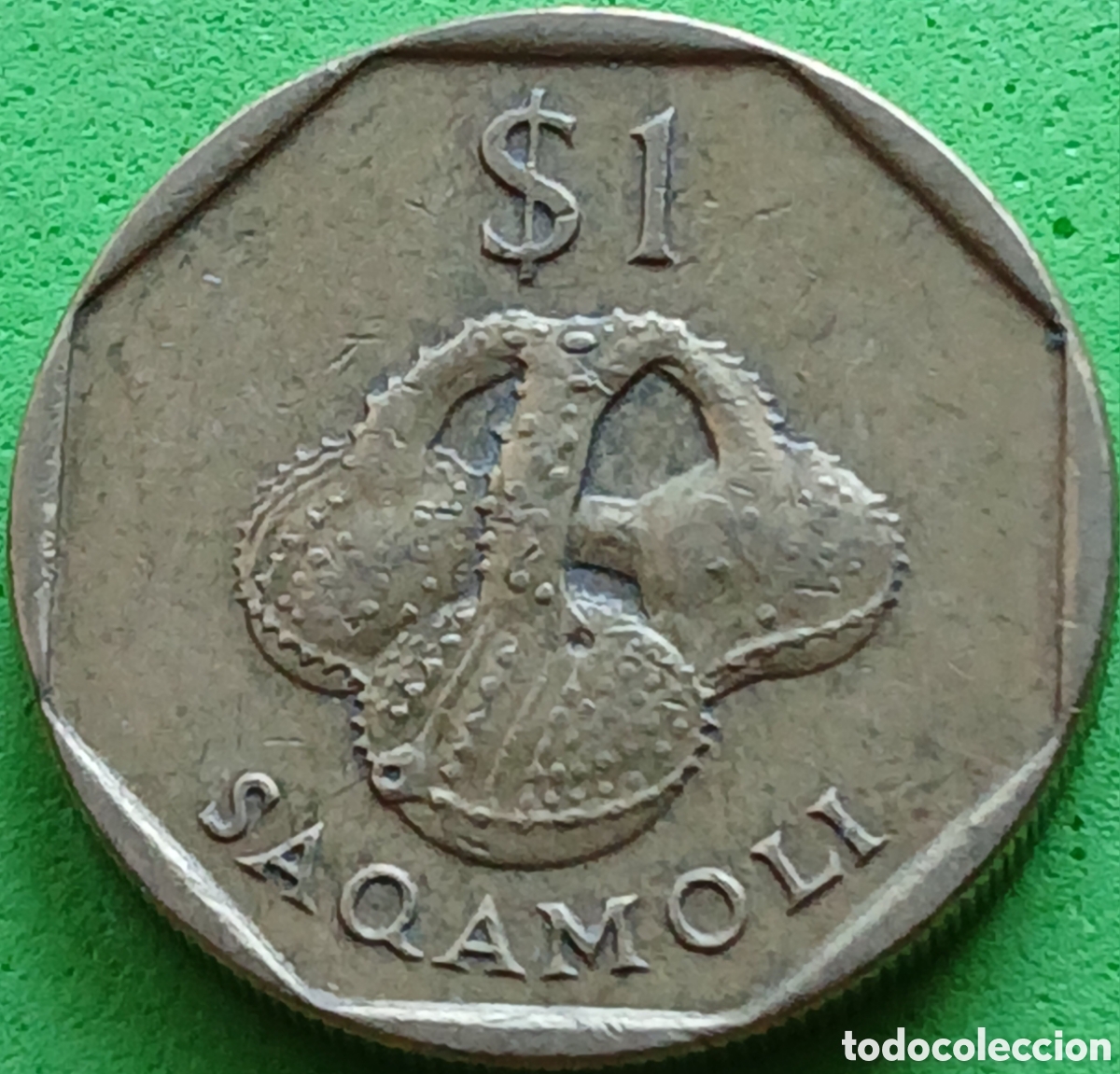 Monedas antiguas de Ocean&iacute;a: Fiji 1 d&oacute;lar 1995 km#73