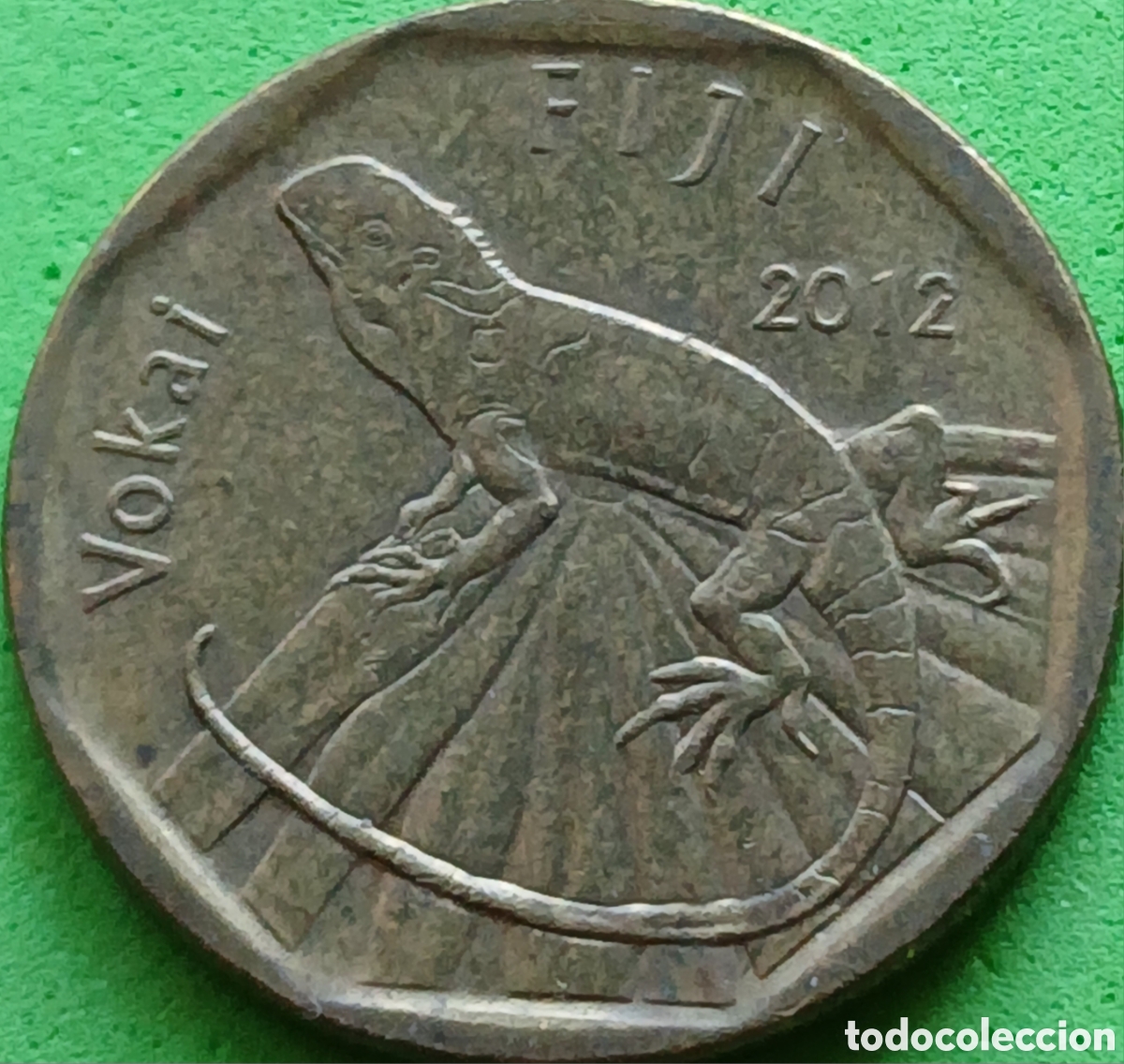 Monedas antiguas de Ocean&iacute;a: Fiji 1 d&oacute;lar 2012 km#336