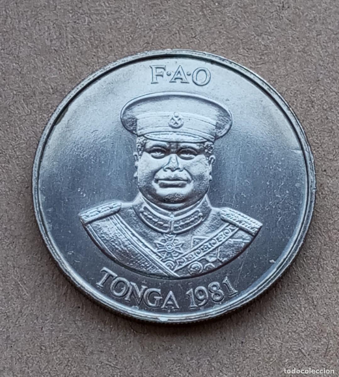 Monedas antiguas de Ocean&iacute;a: LOTE N&ordm; 31 MONEDA DE TONGA (SIN CIRCULAR)