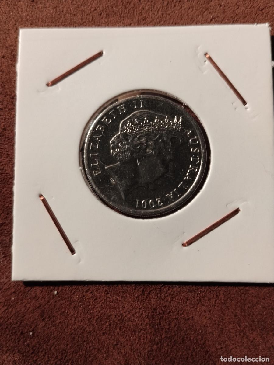 Monedas antiguas de Ocean&iacute;a: Moneda Australia 10 Cents 2001 &ndash; Isabel II