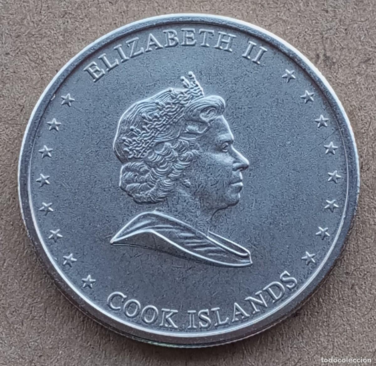 Monedas antiguas de Ocean&iacute;a: LOTE N&ordm; 39 MONEDA DE ISLAS COOK (SIN CIRCULAR)