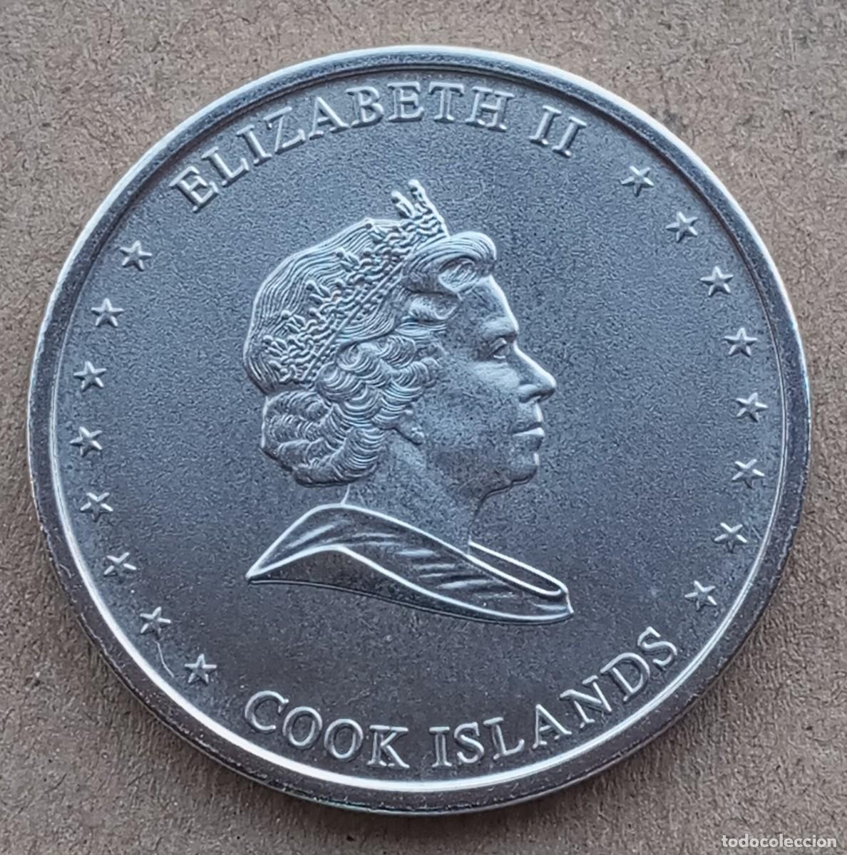 Monedas antiguas de Ocean&iacute;a: LOTE N&ordm; 41 MONEDA DE ISLAS COOK (SIN CIRCULAR)