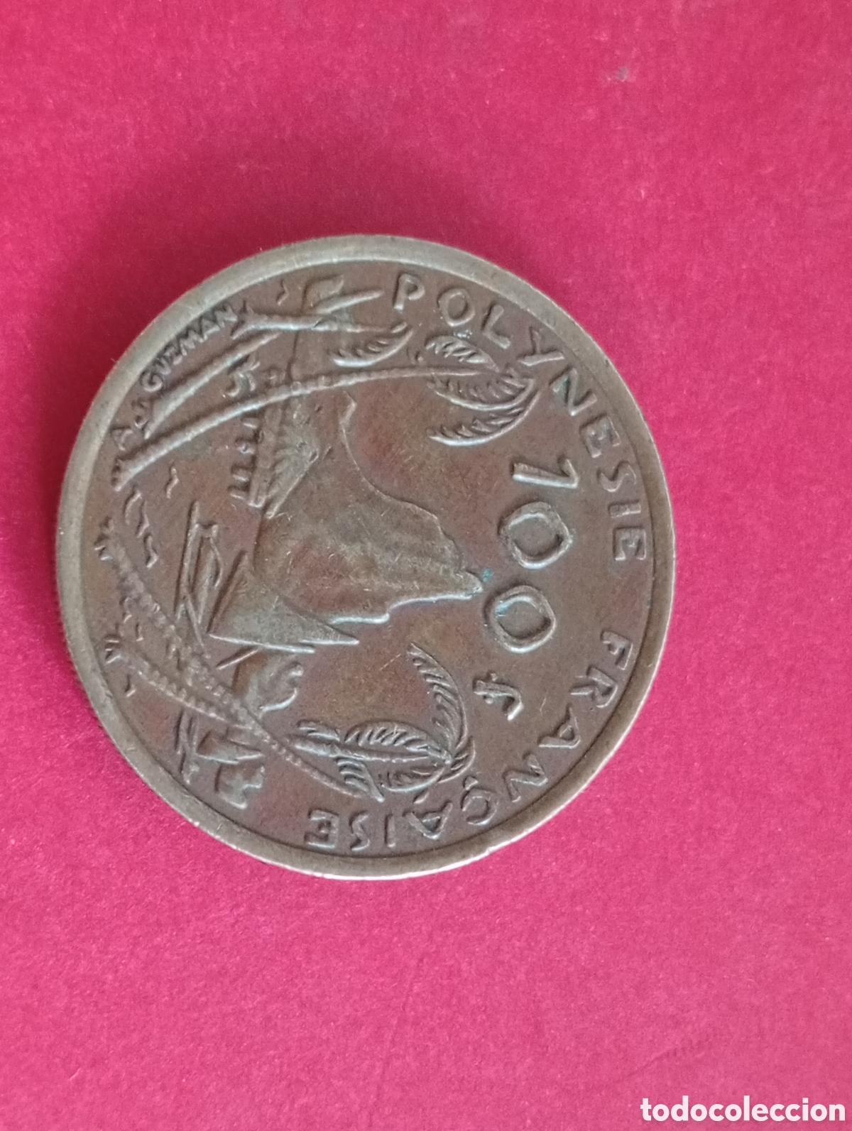 Monedas antiguas de Ocean&iacute;a: 100 francos Polinesia francesa 2003