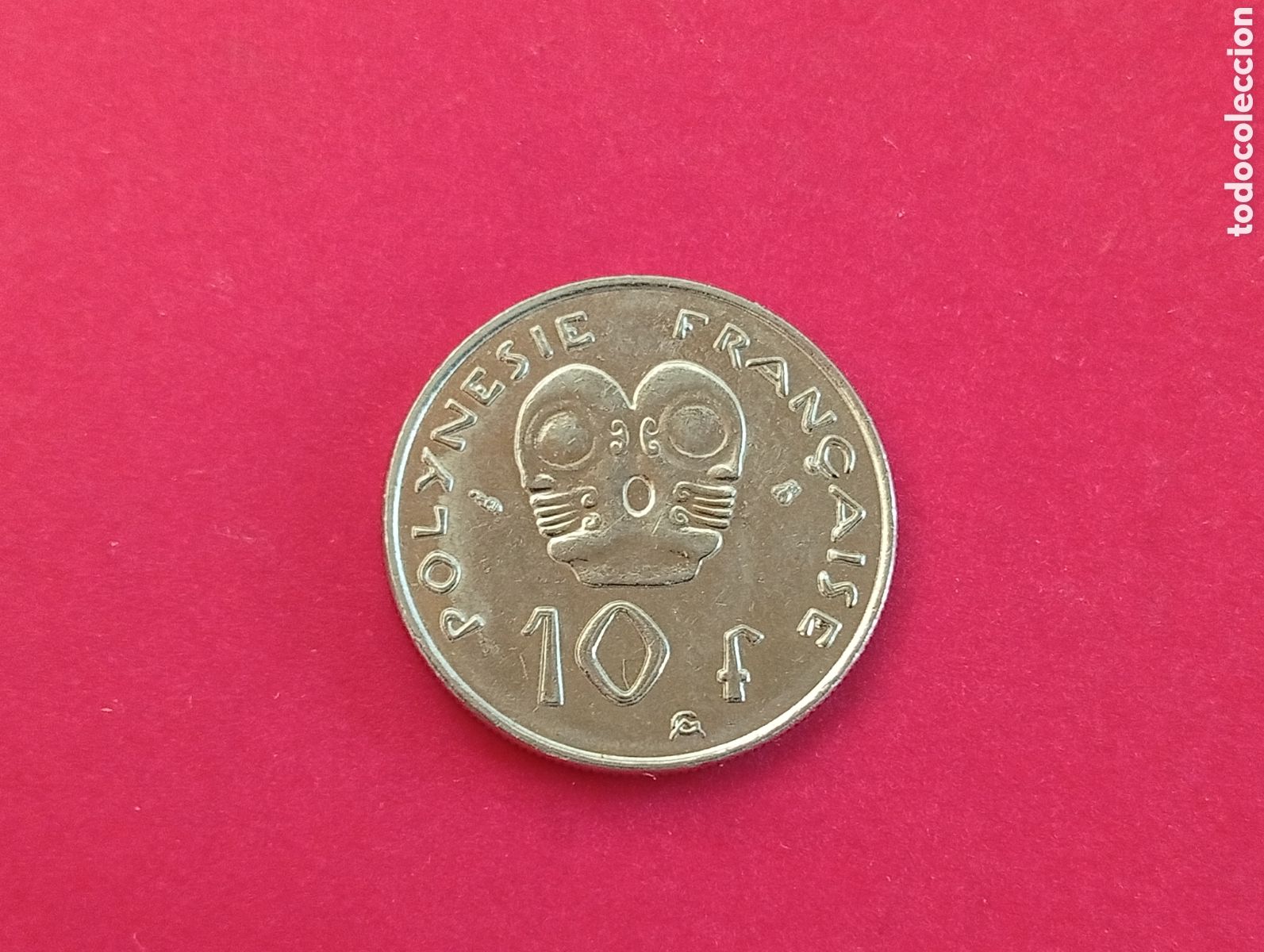 Monedas antiguas de Ocean&iacute;a: 10 francos Polinesia francesa 1995