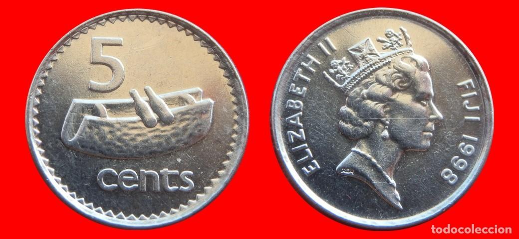 Monedas antiguas de Ocean&iacute;a: 5 CENTAVOS 1998 ISLAS FIJI FIYI-151362